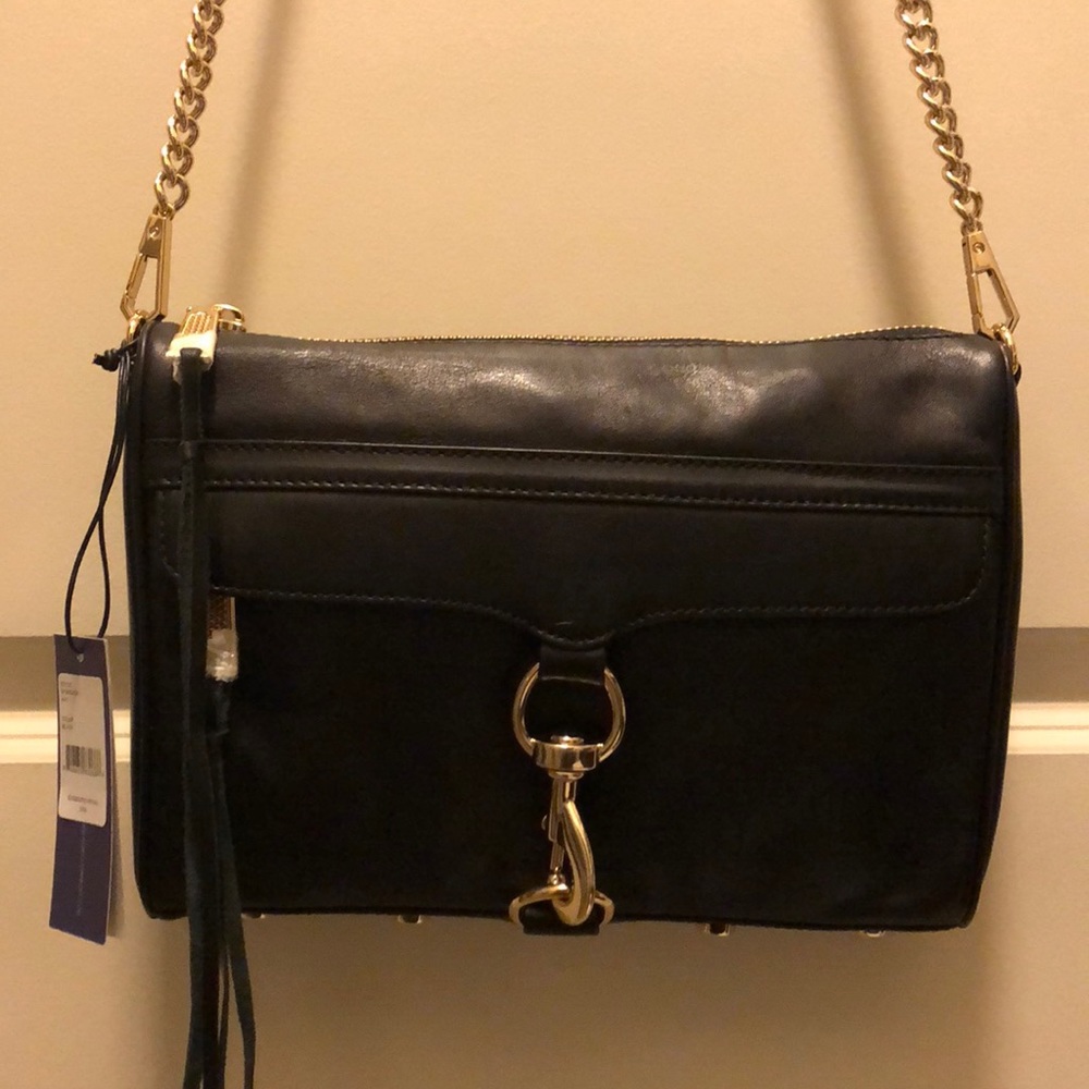 Crossbody in Black/Gold